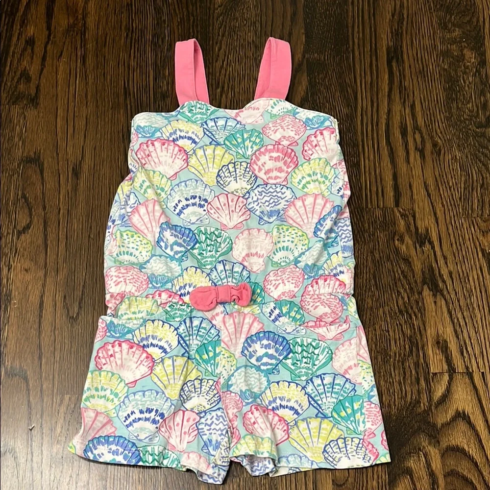 Gymboree Seashell Print Romper size 4